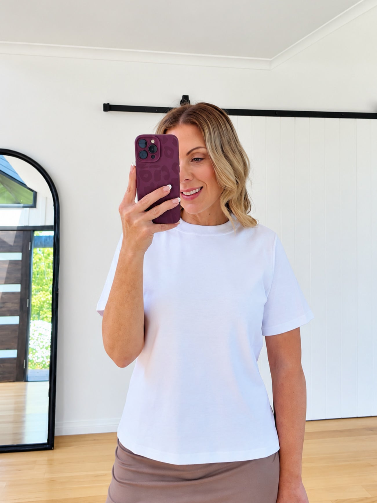 Hallie Tee- White