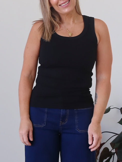 Charlee Tank - Black