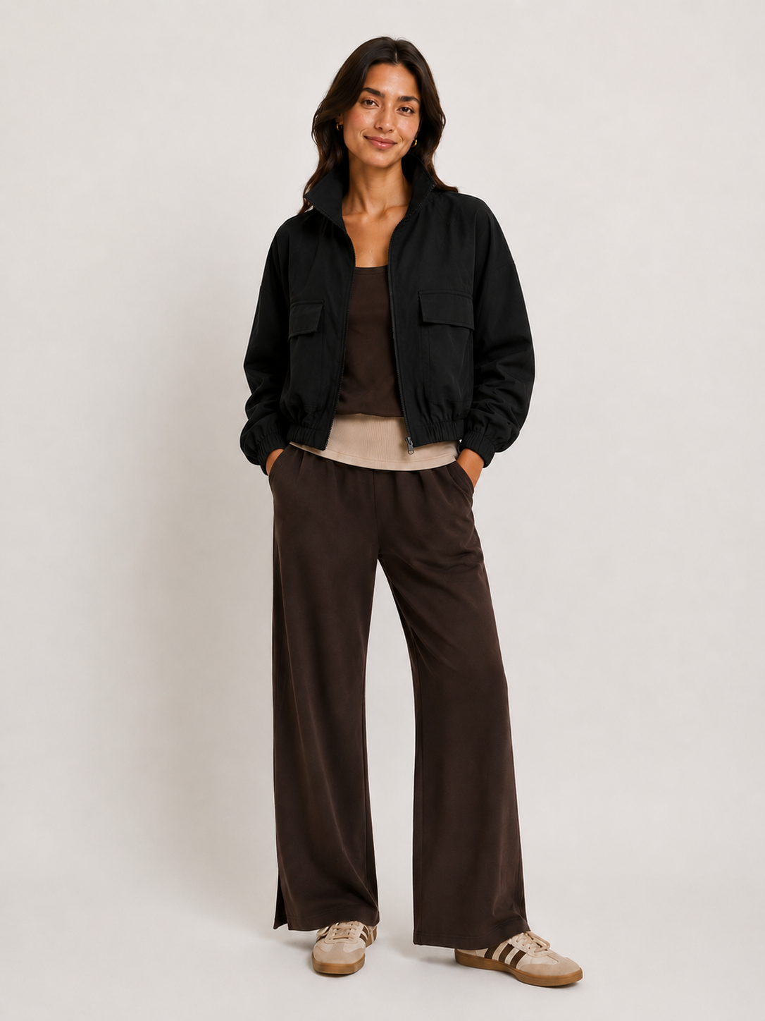 Shasha Bomber Jacket- Black