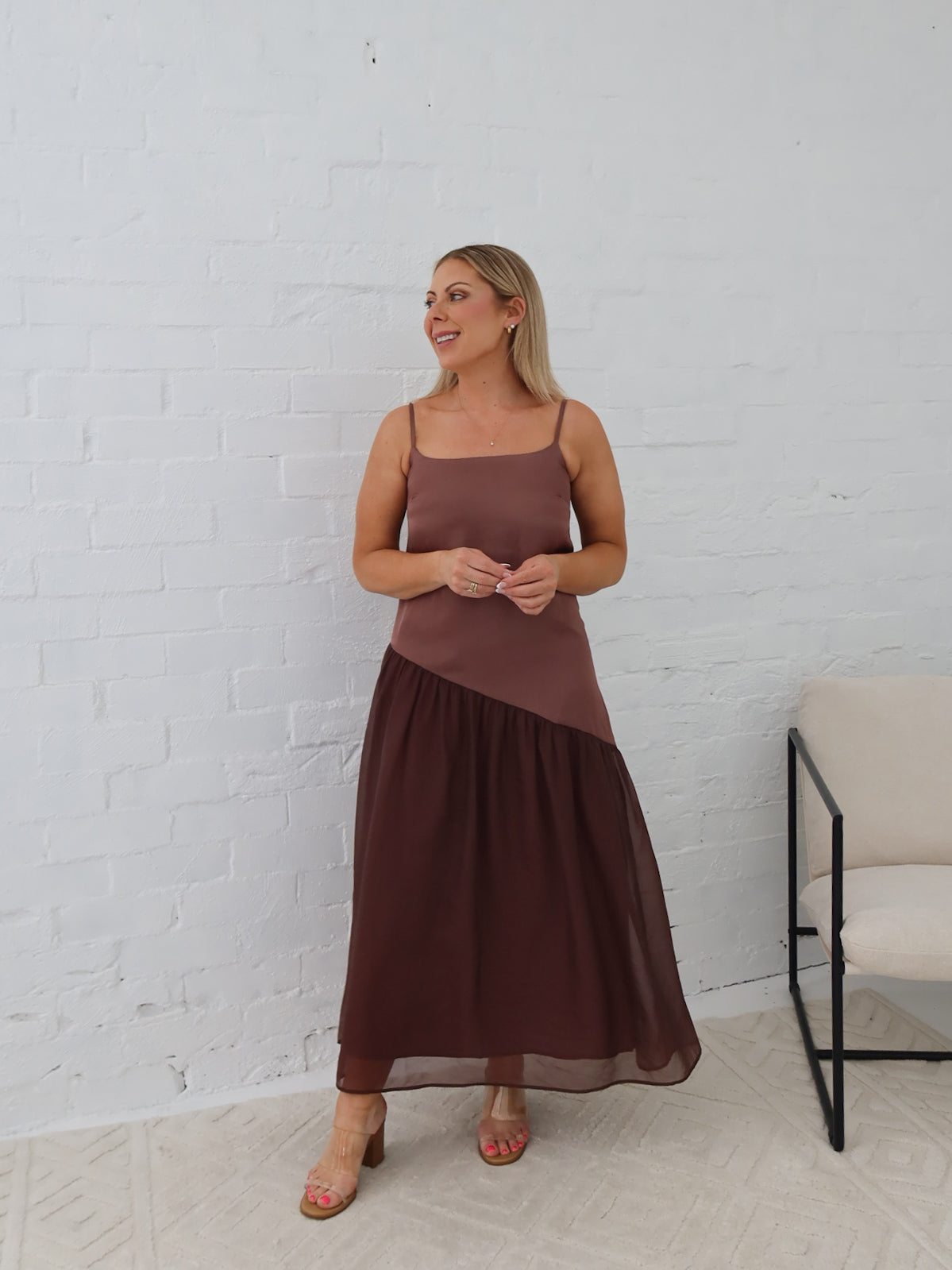 Chelsea Dress- Chocolate