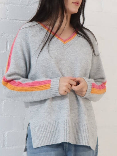 Kristy Knit- Grey