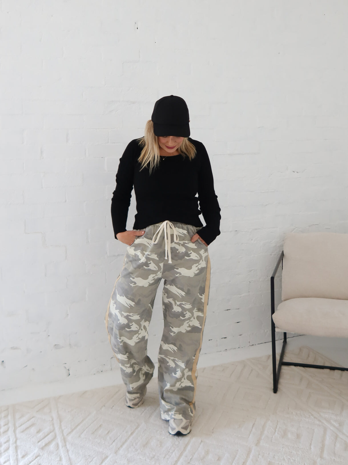 Royce Pant- Gold Stripe