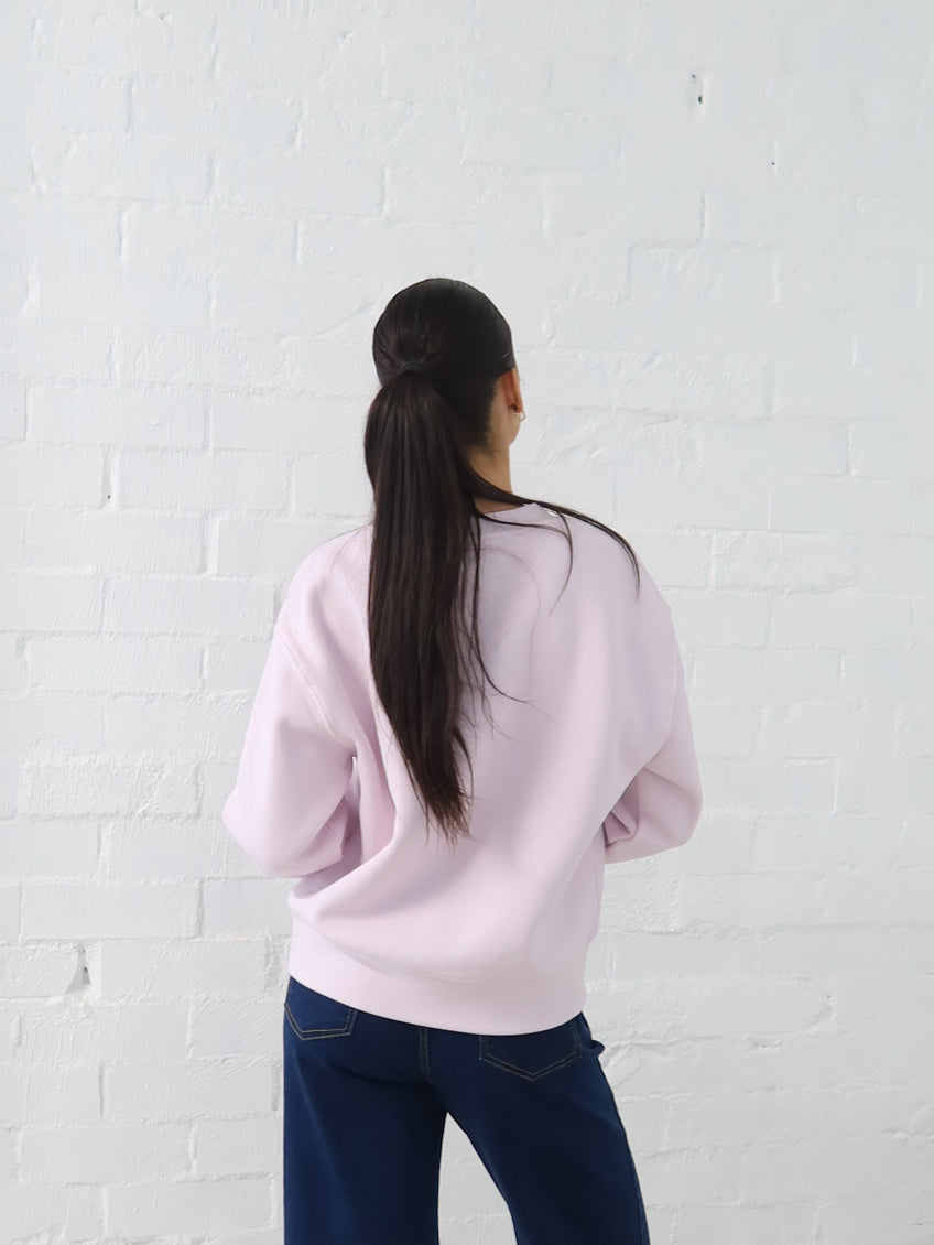 Gracie Relaxed Crew - Orchid