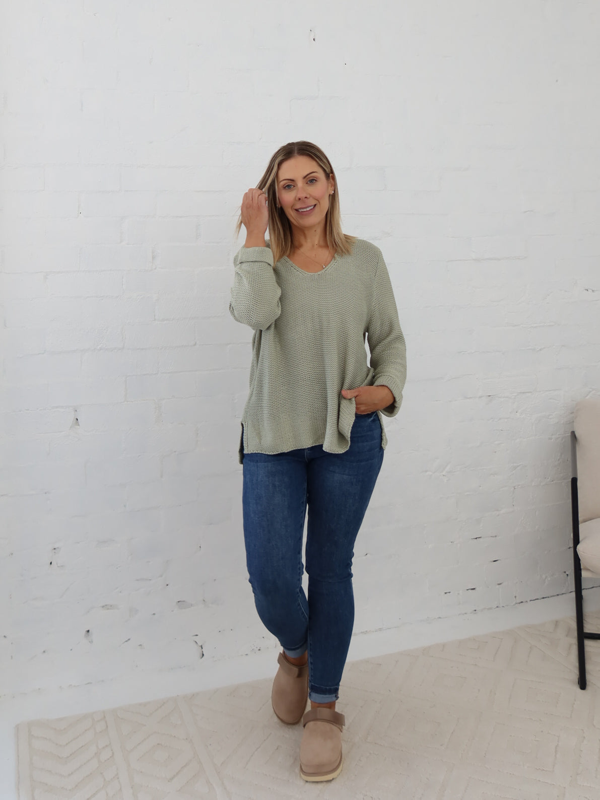 Sailah Knit - Sage