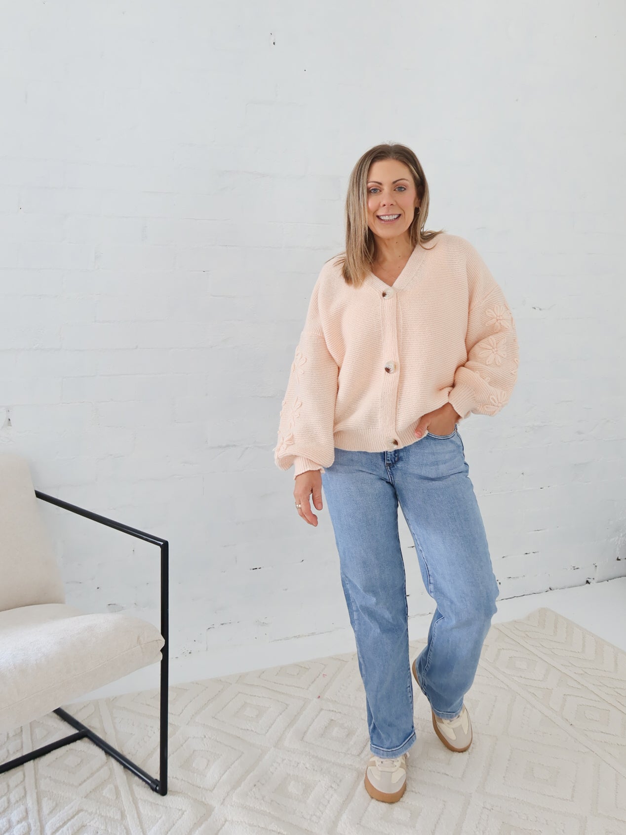 Isabelle Cardigan - Peach