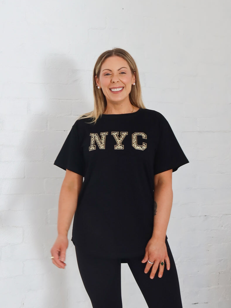 NYC Tee- Black