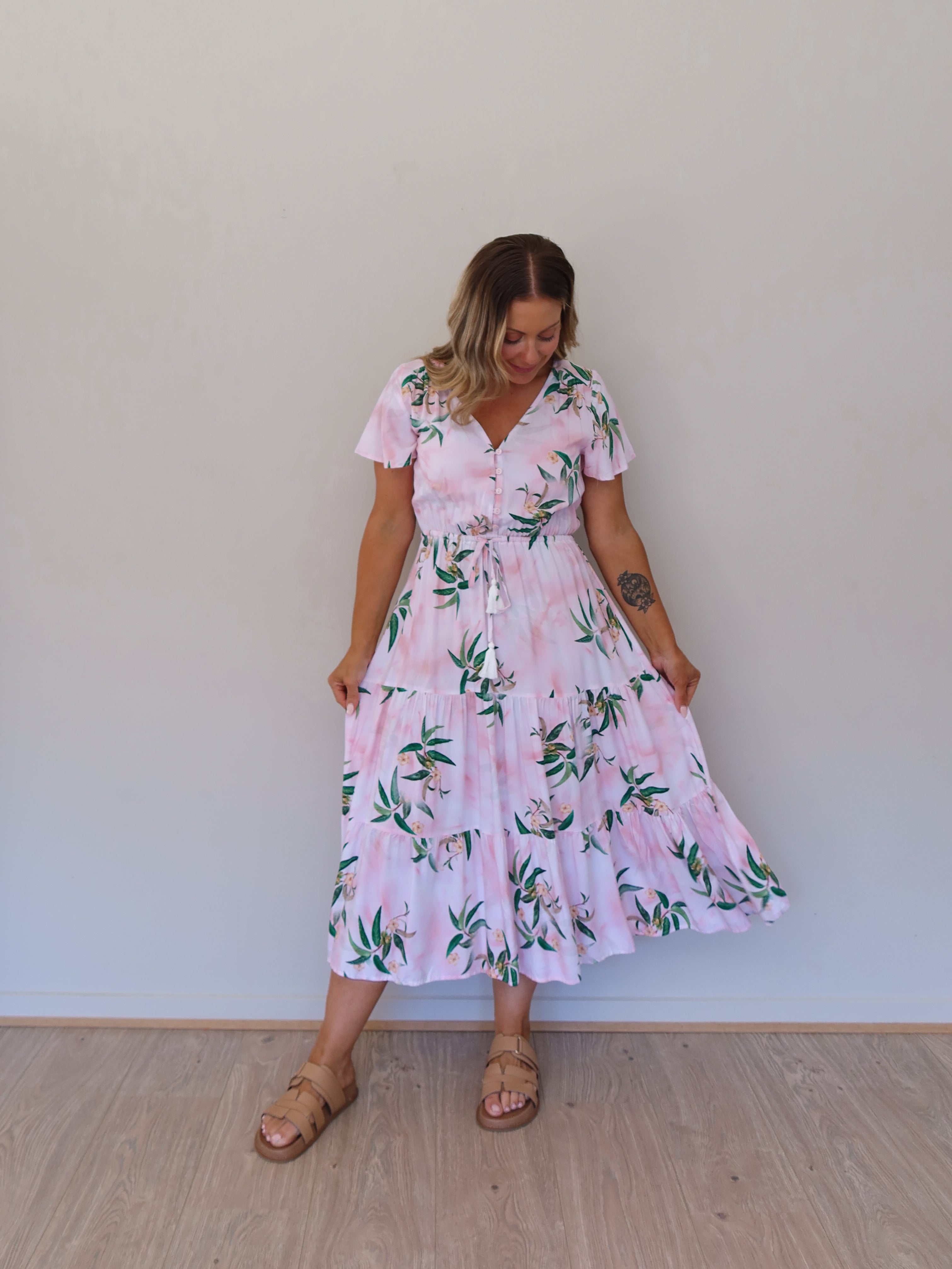 Longreach Dress - Pink