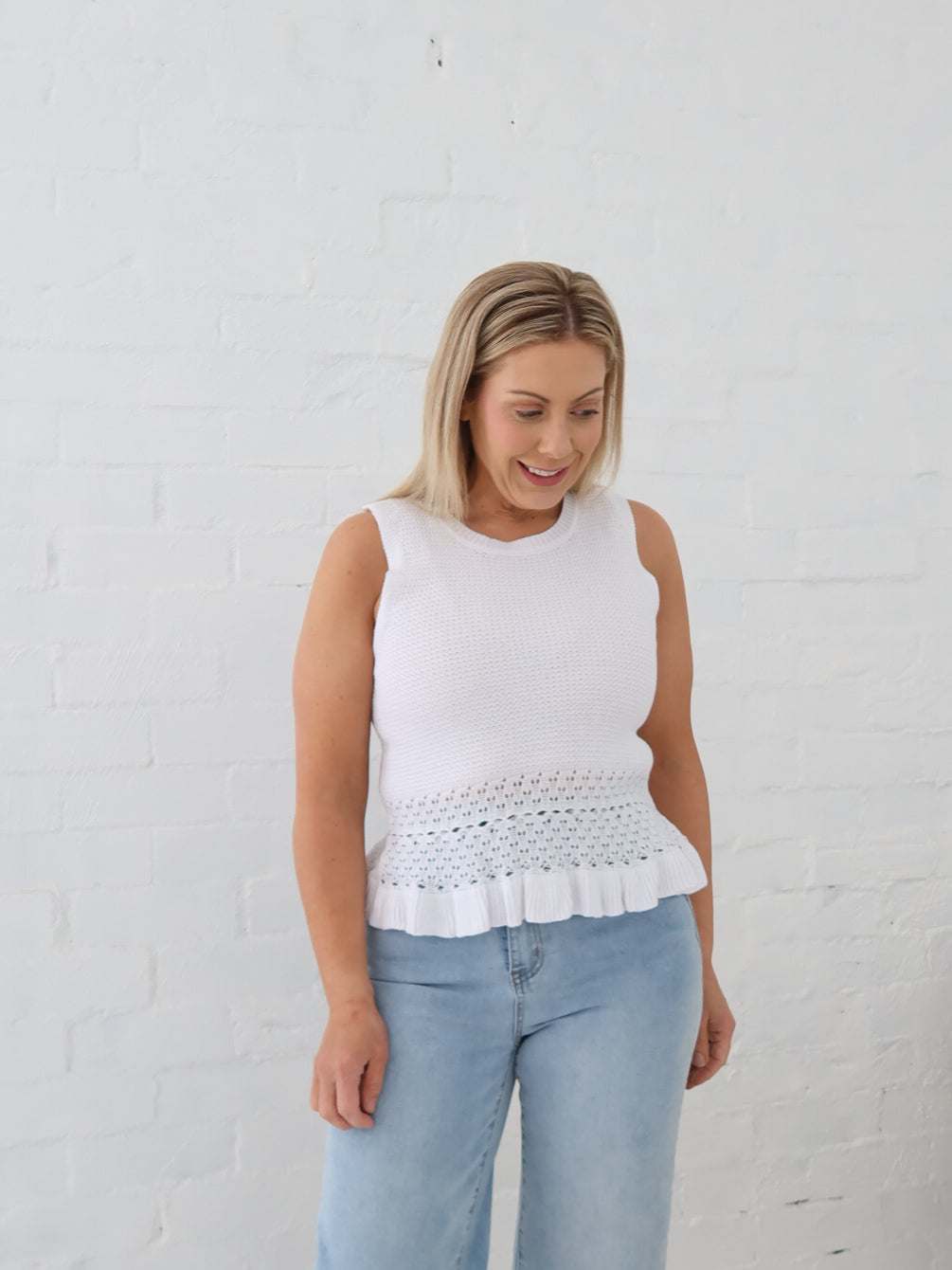 Skye Top- White
