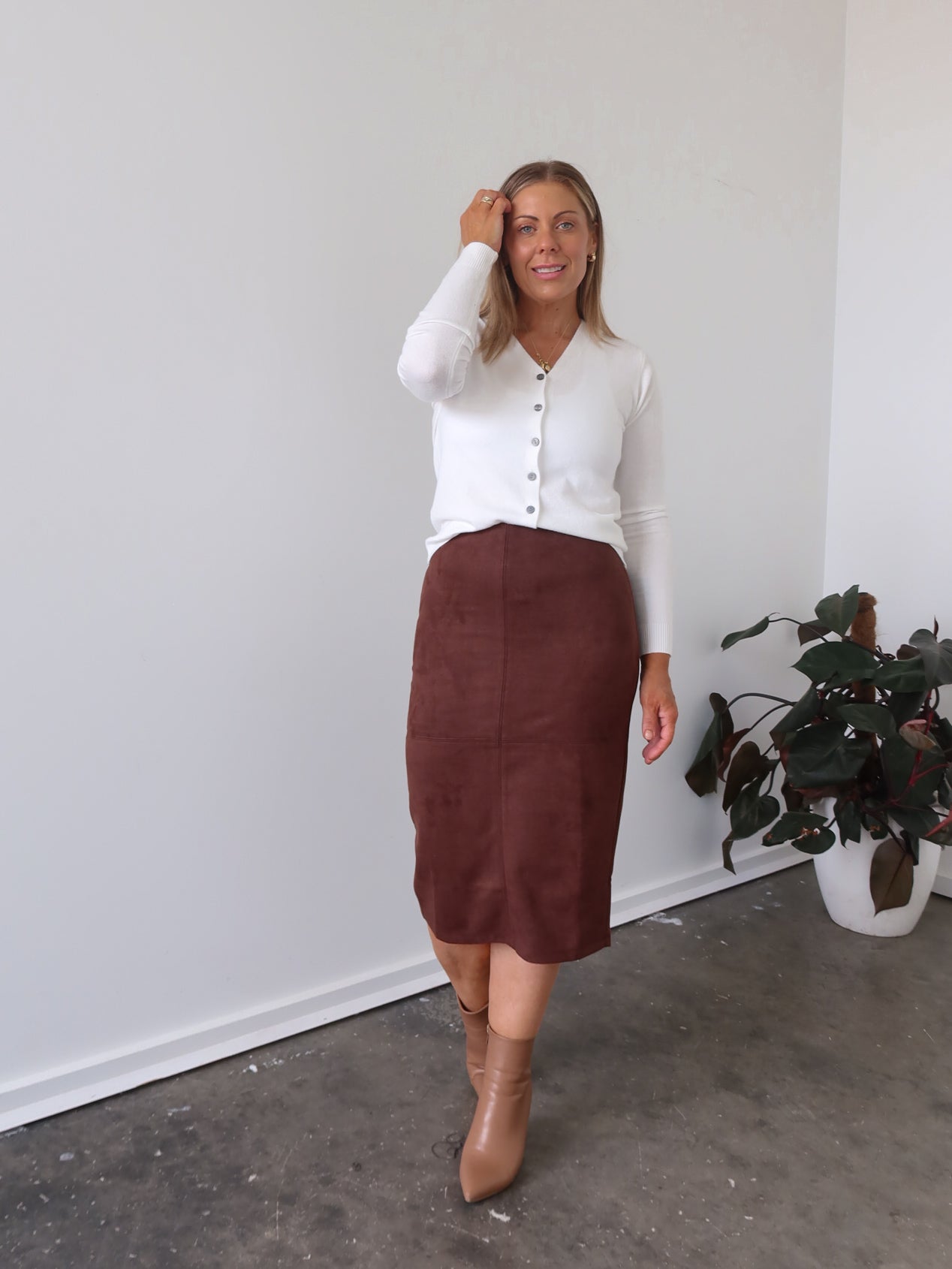 Avalie Skirt - Chocolate