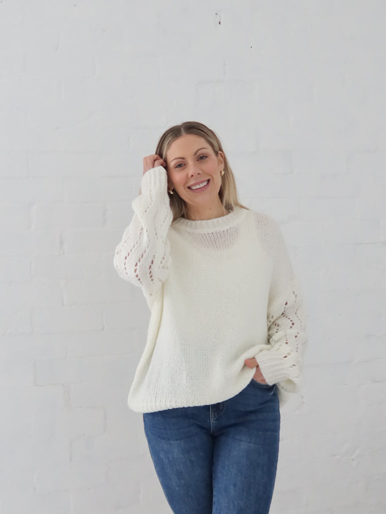 Ridley Knit- Vanilla