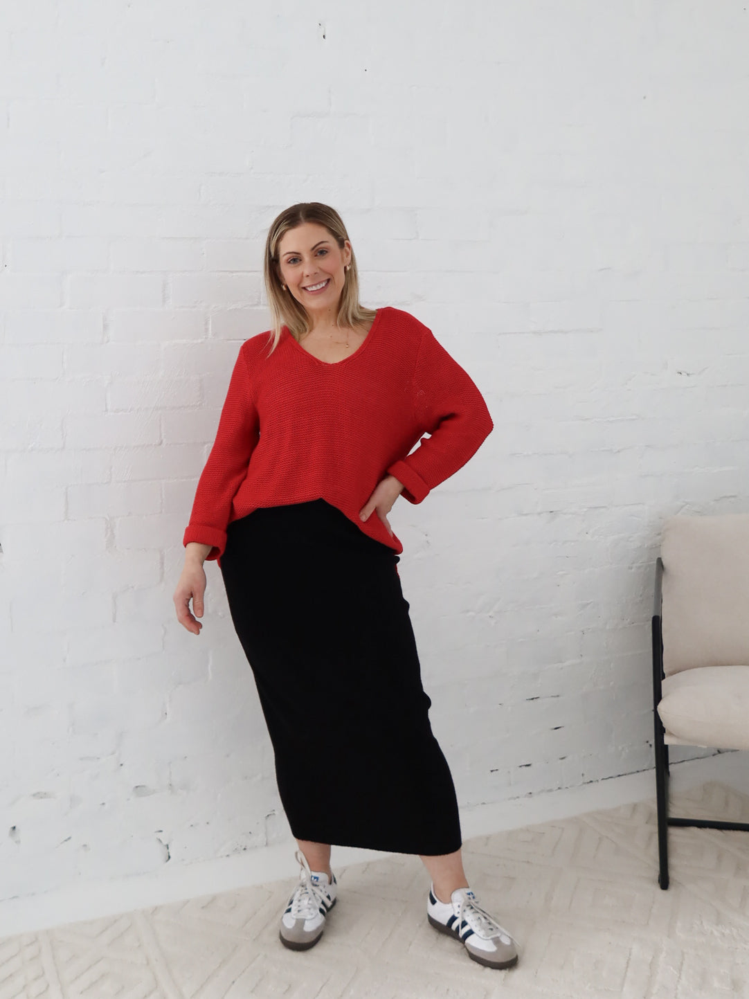Sailah Knit - Red