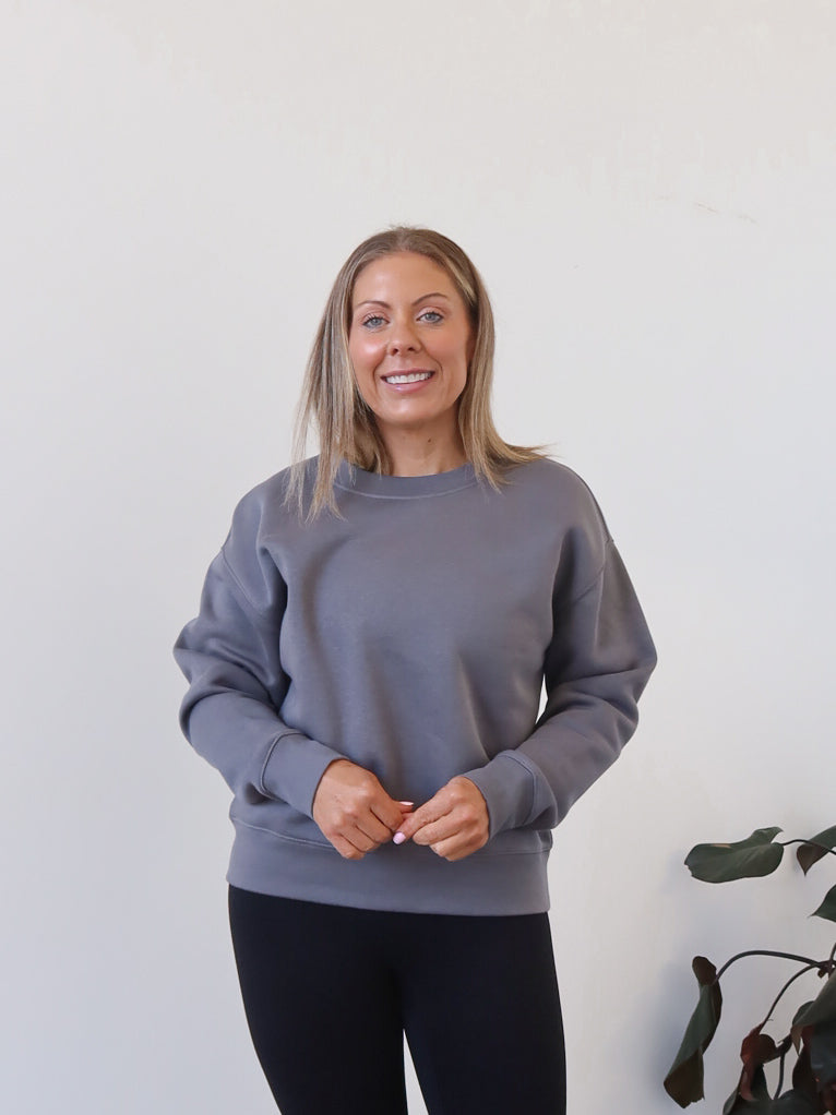 Gracie Relaxed Crew - Shadow