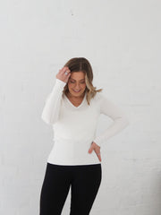 Dawson Knit Top - Warm White
