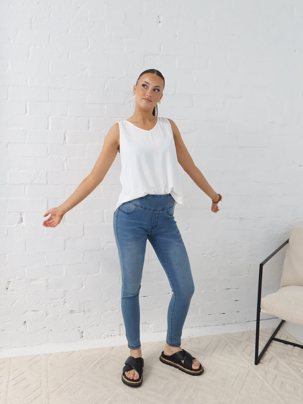 Jax Jeggings - Light Blue