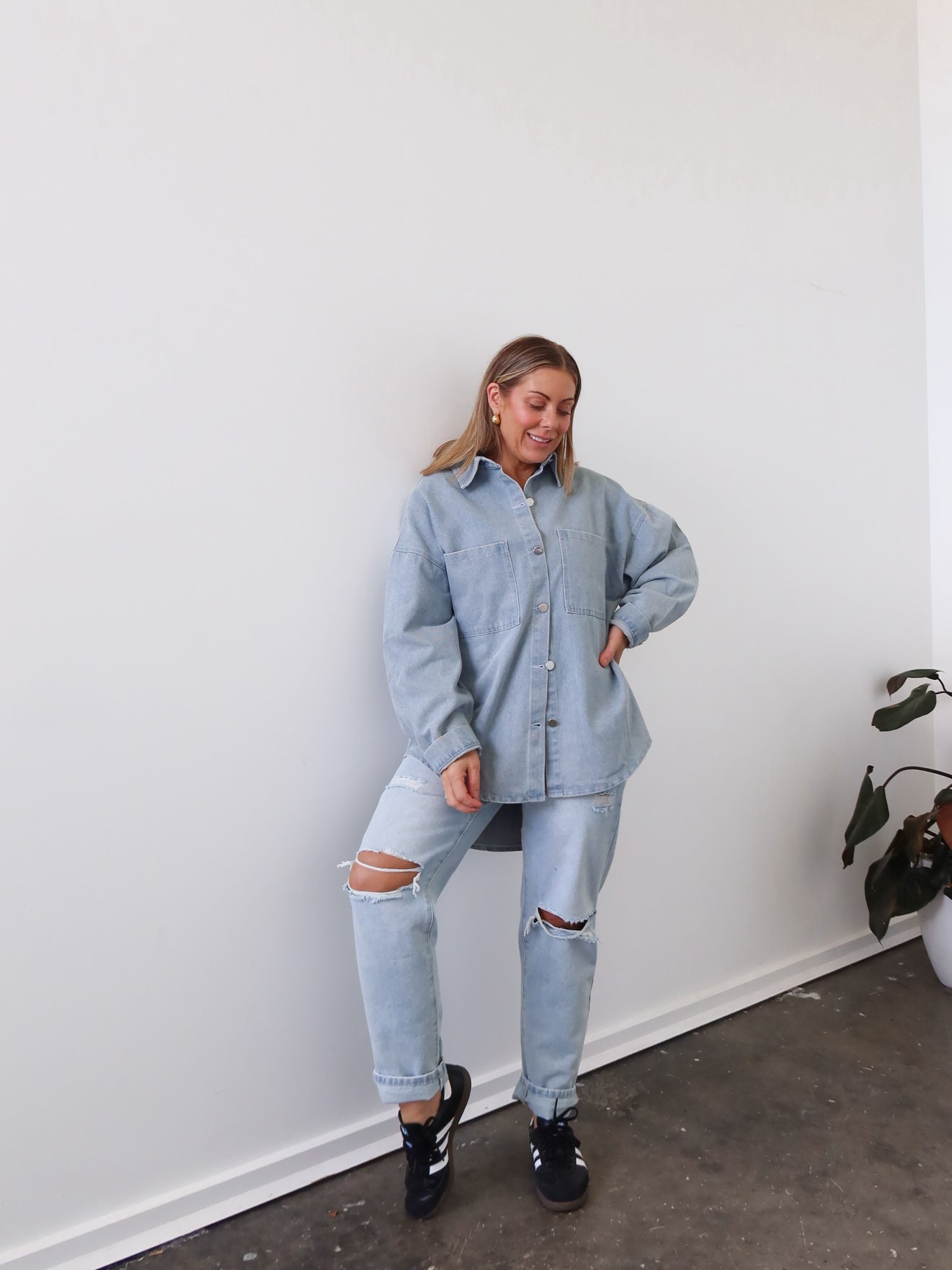 Danbury Shacket - Blue