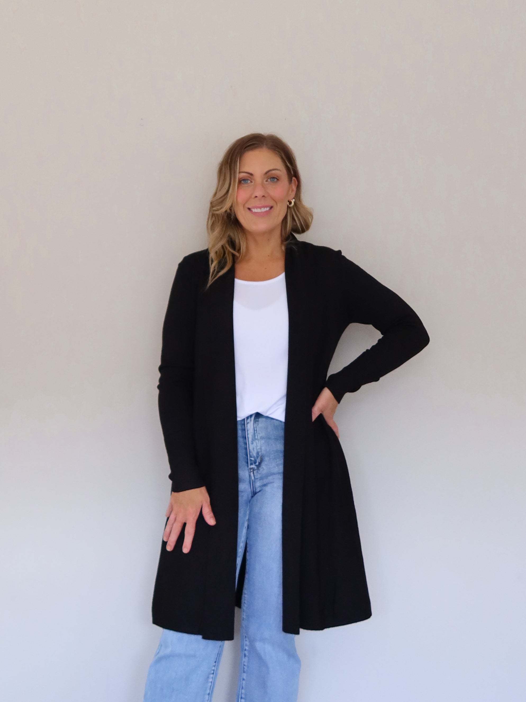 Rowan Cardigan - Black