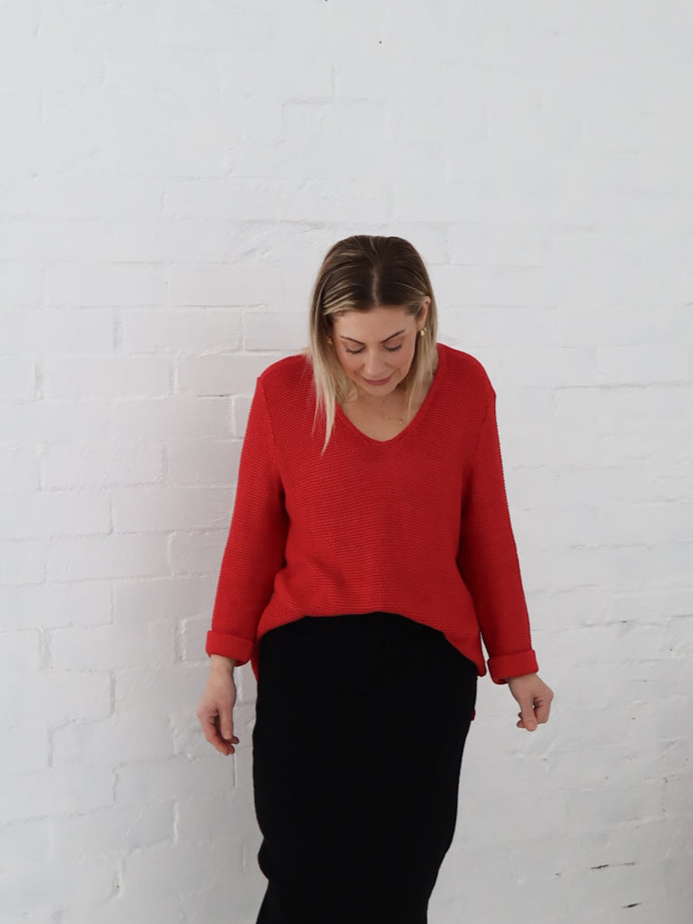 Sailah Knit - Red