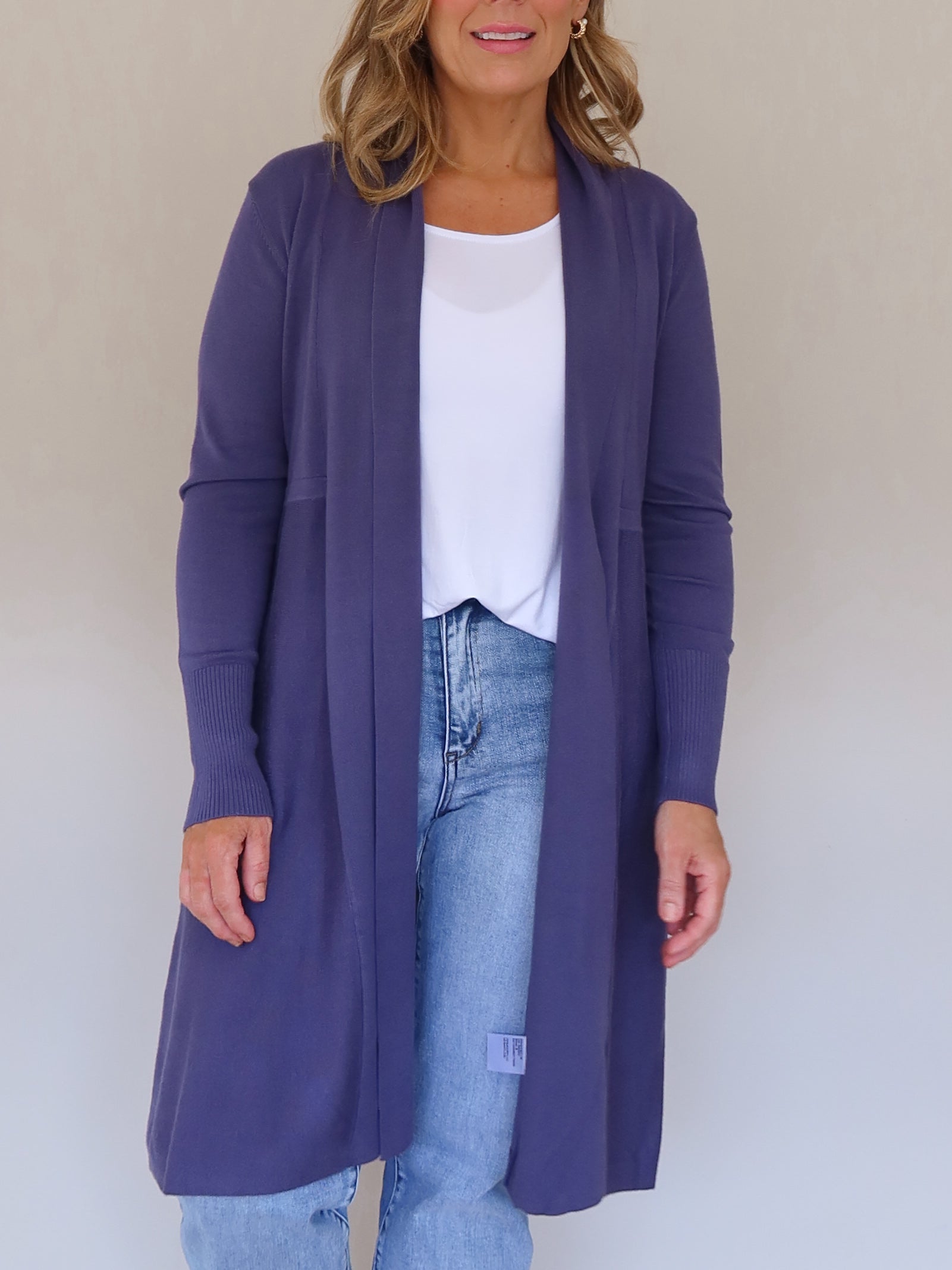 Rowan Cardigan - Indigo