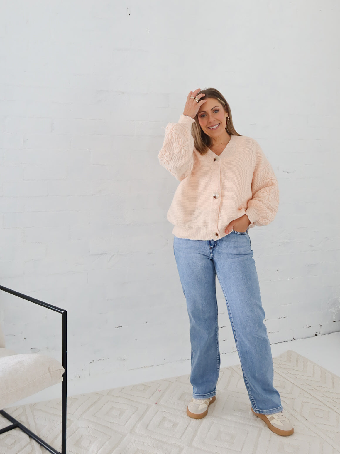 Isabelle Cardigan - Peach