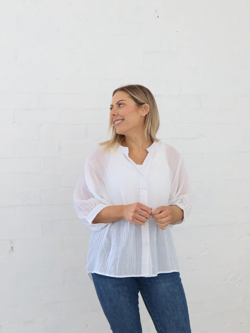 Mimi Blouse - White