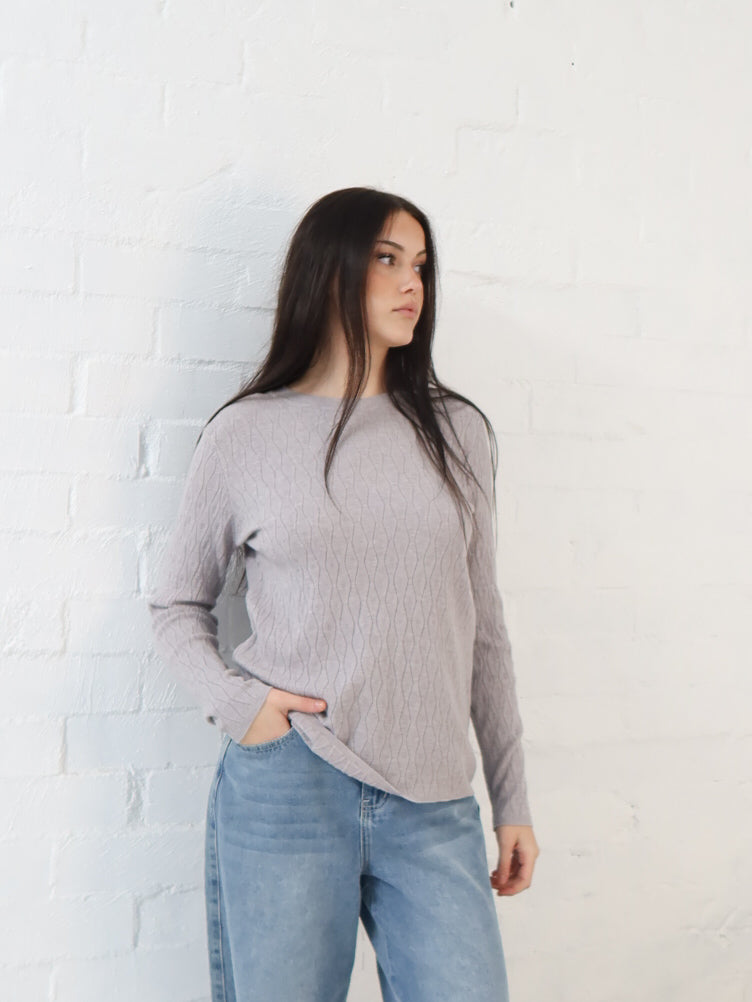 Iris Knit- Grey