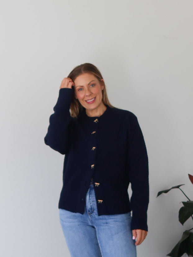 Mckinley Cardigan - Navy