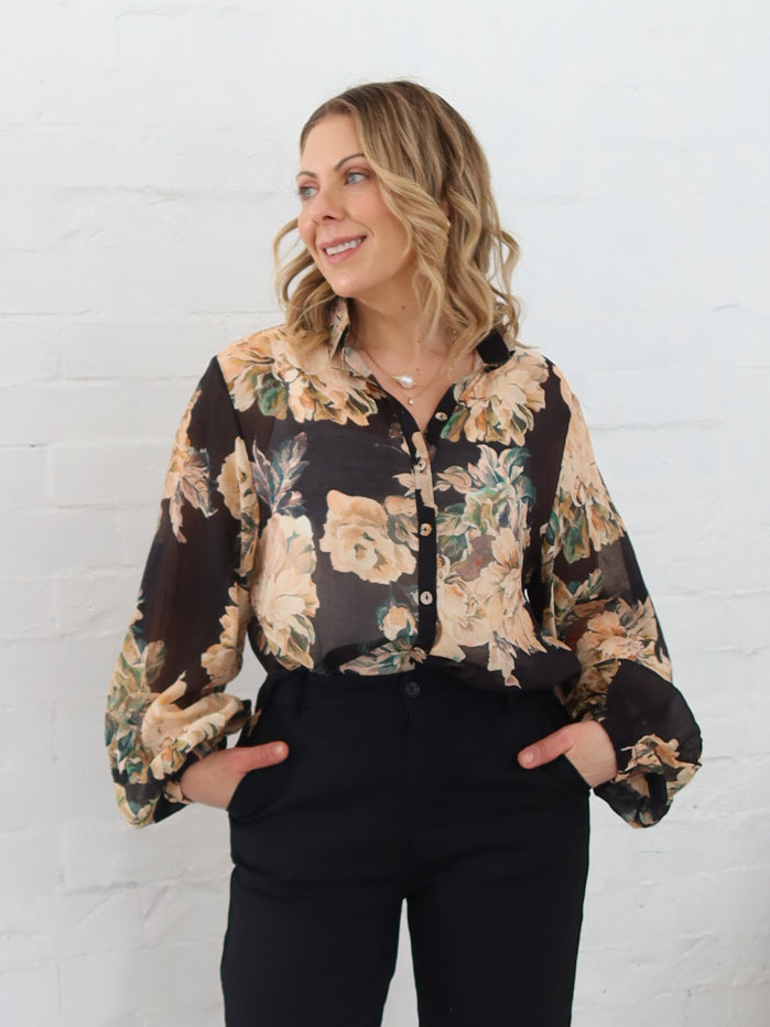 Clara Shirt- Black