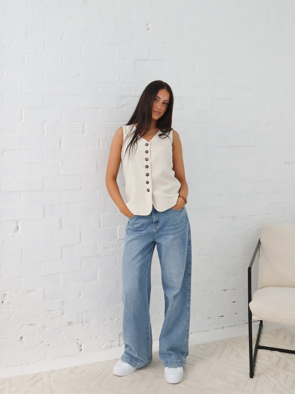 Carter Vest - Natural