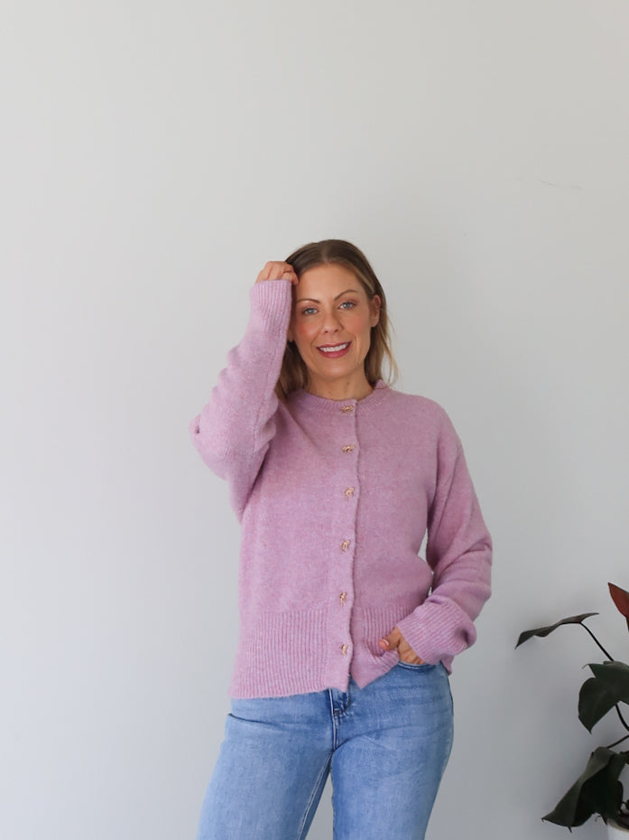 Mckinley Cardigan - Lilac