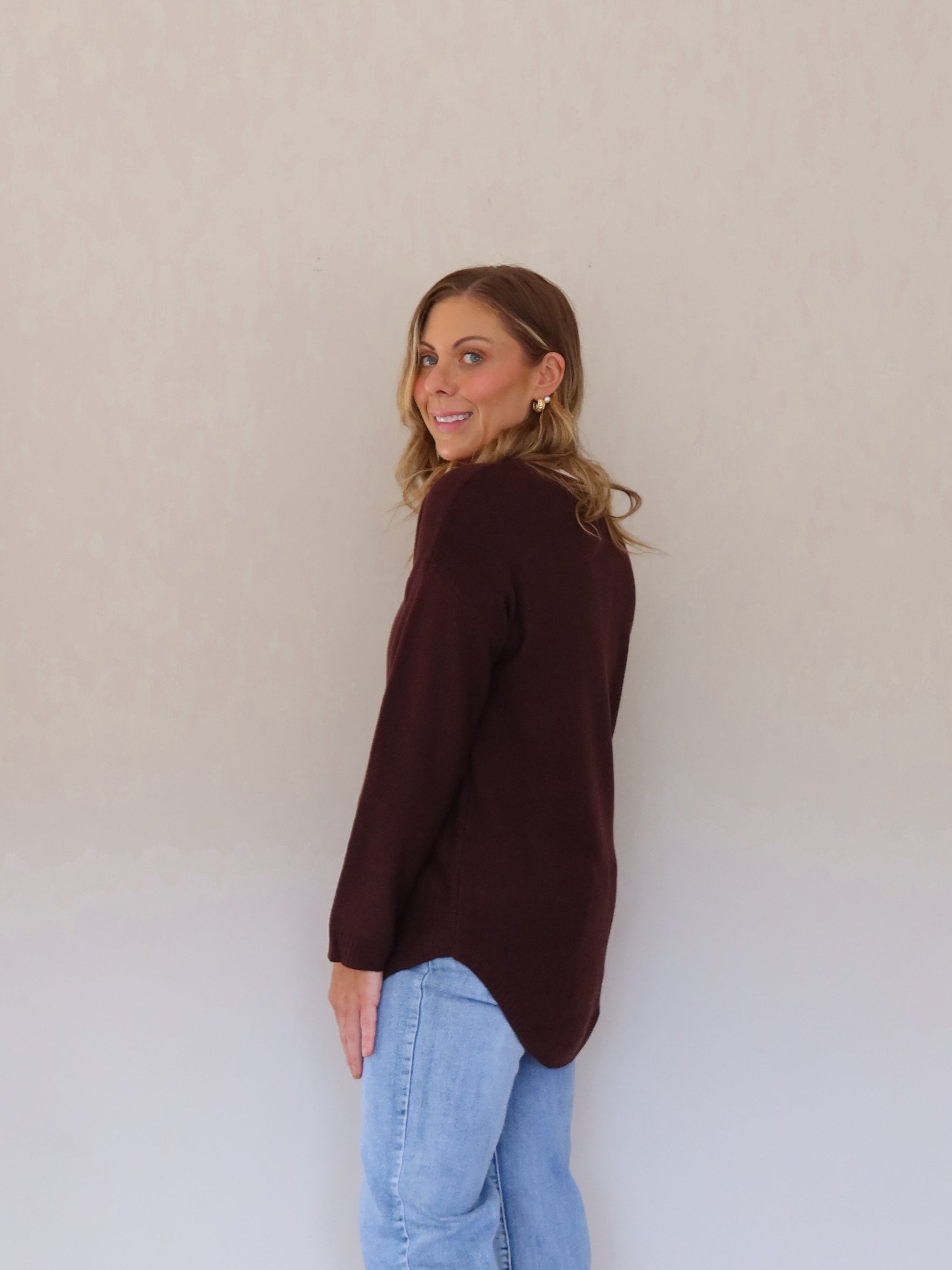 Saxon Knit - Chocolate