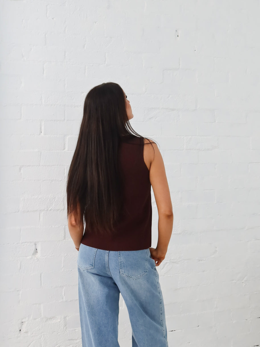 Parker Vest - Chocolate