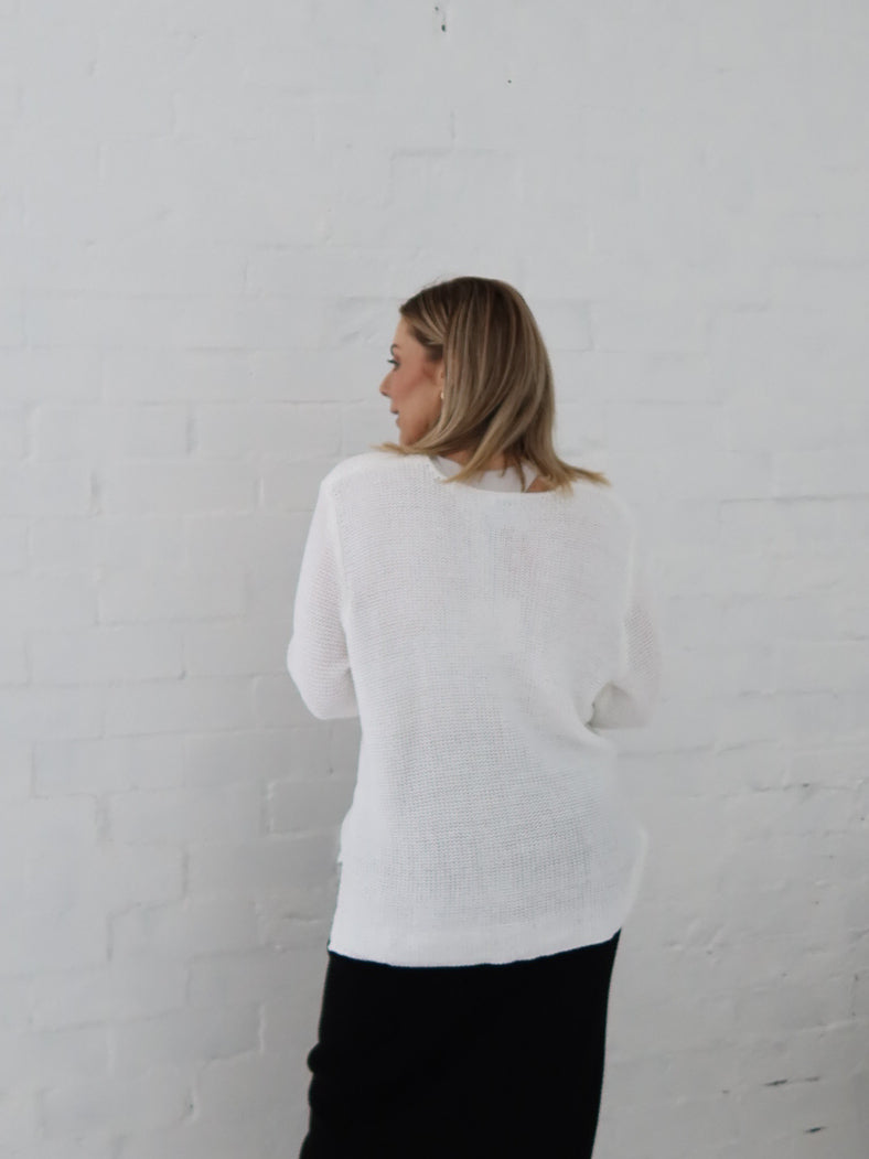 Sailah Knit - White