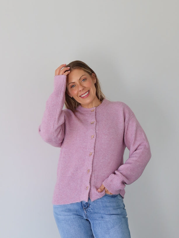Mckinley Cardigan - Lilac