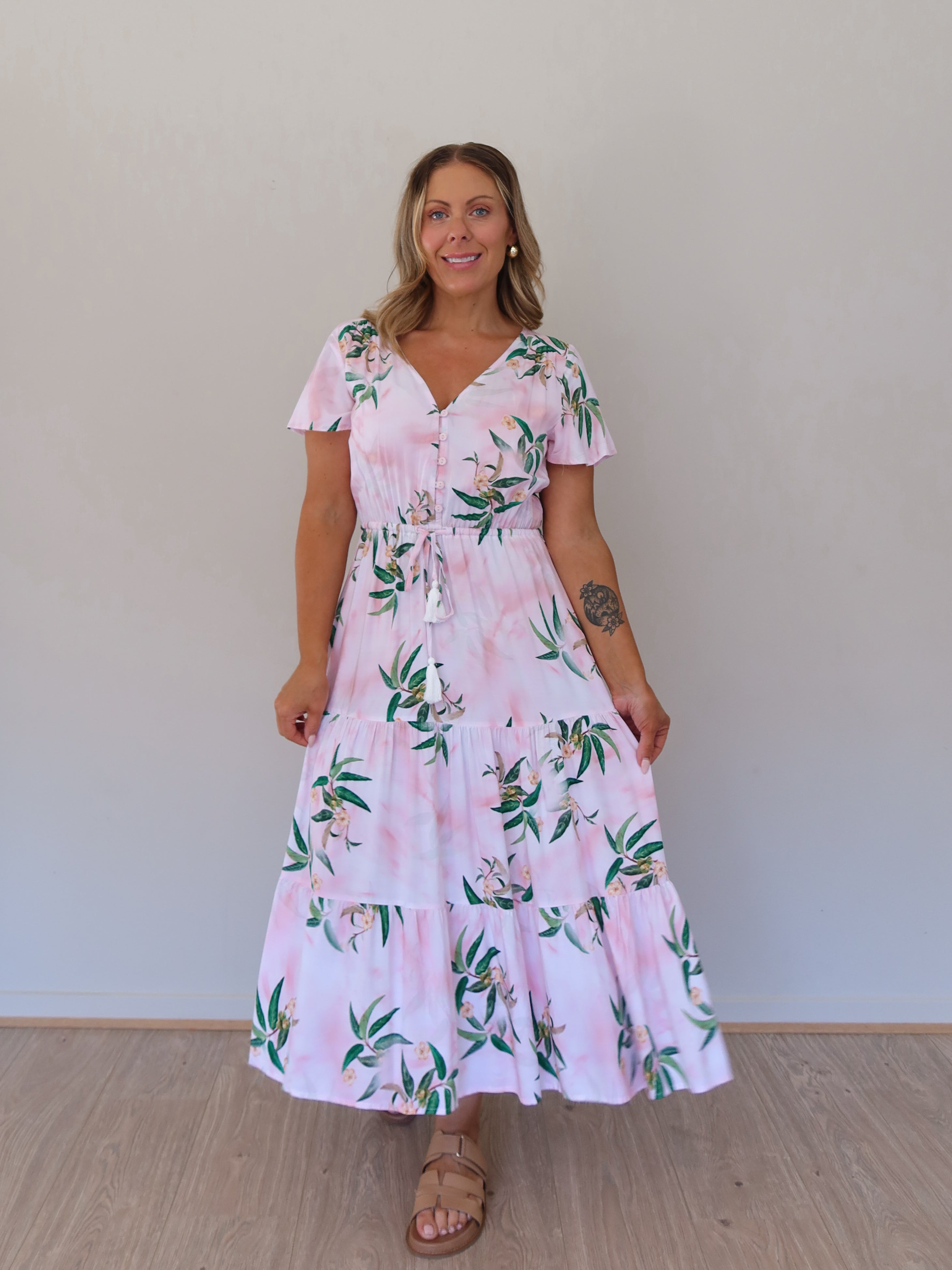 Longreach Dress - Pink