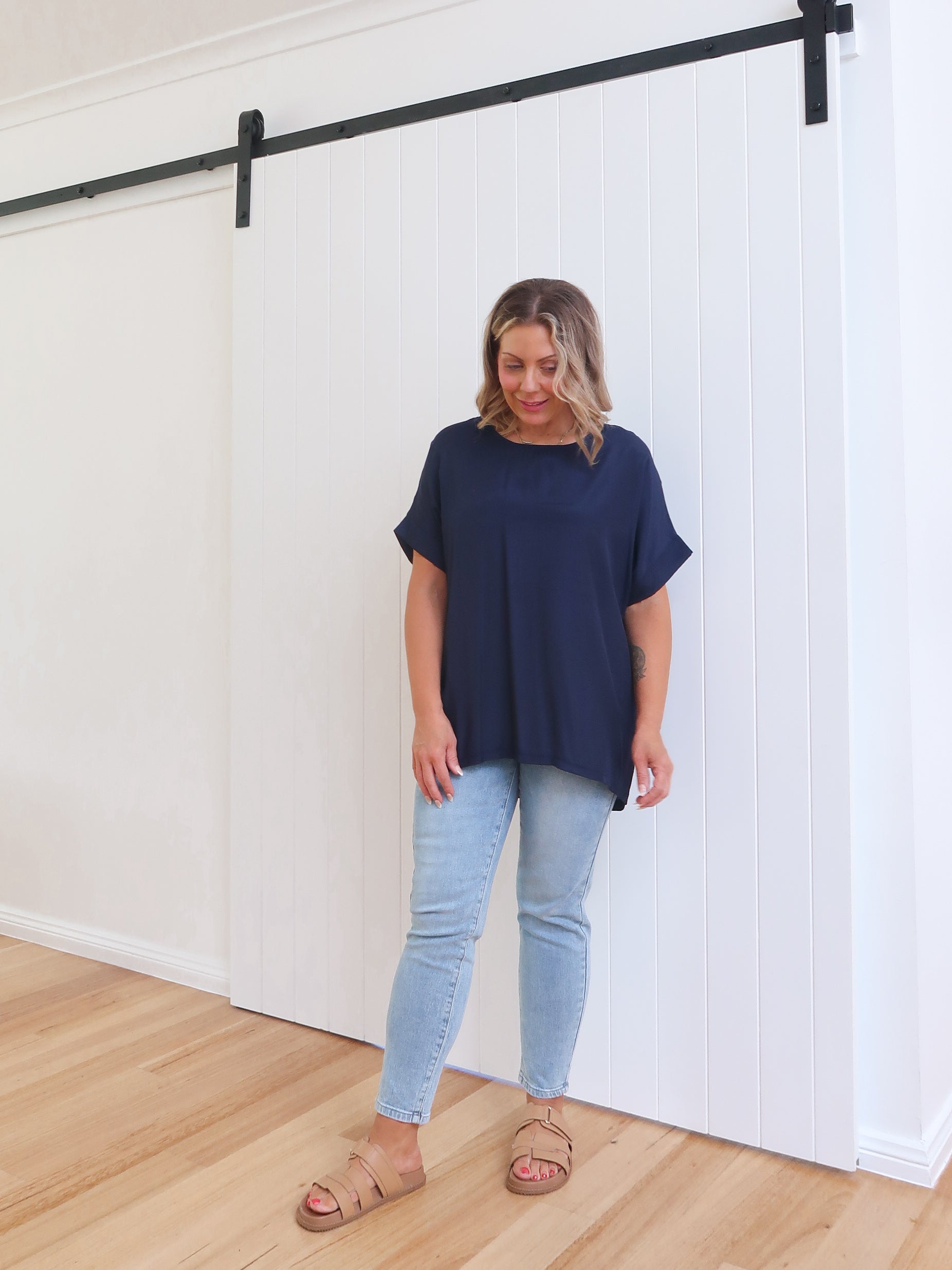 Tamsin Blouse - Navy