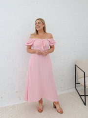 Estella Dress - Powder Pink