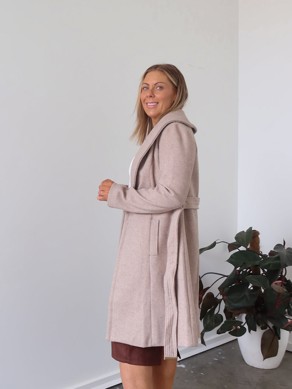 Harper Coat - Latte