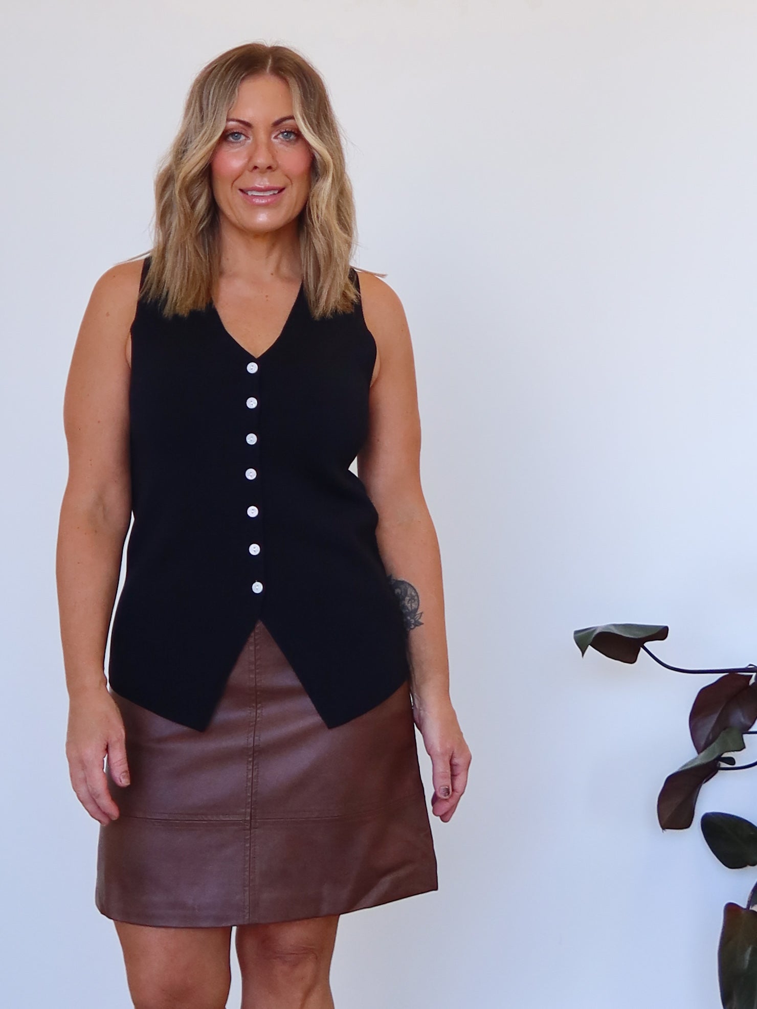 Yasmine Skirt - Brown