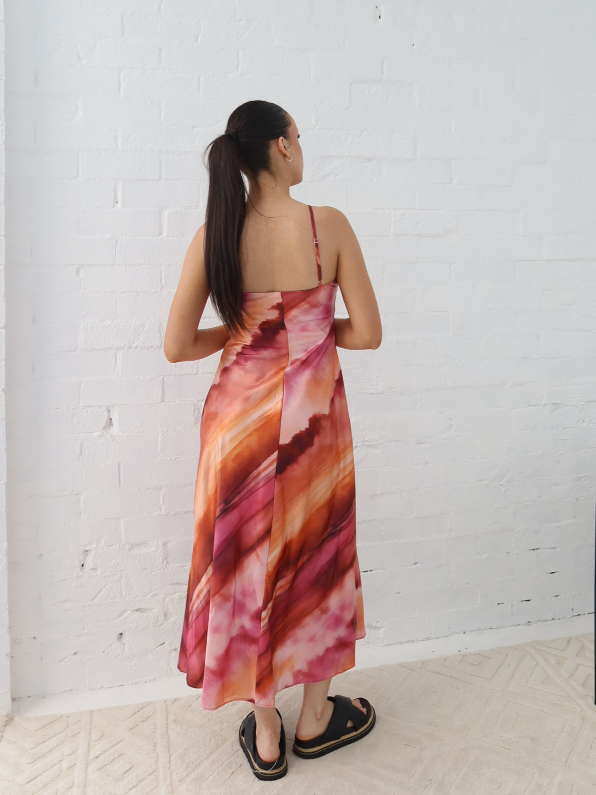 Lulu Dress- Multi Pink