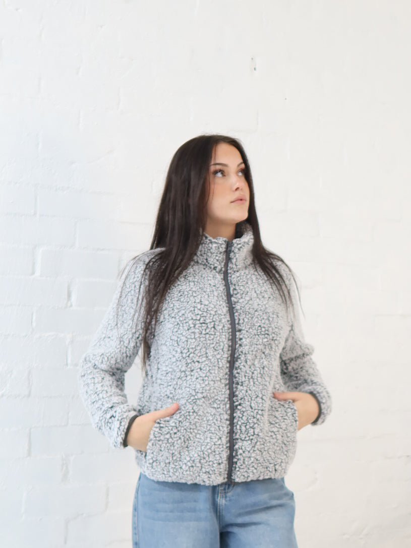 Heide Jacket- Grey Speck