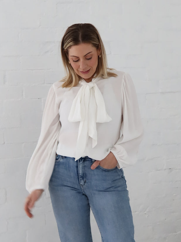 Morgan Blouse - White