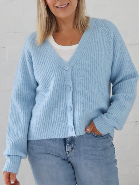 Dane Cardigan- Powder Blue