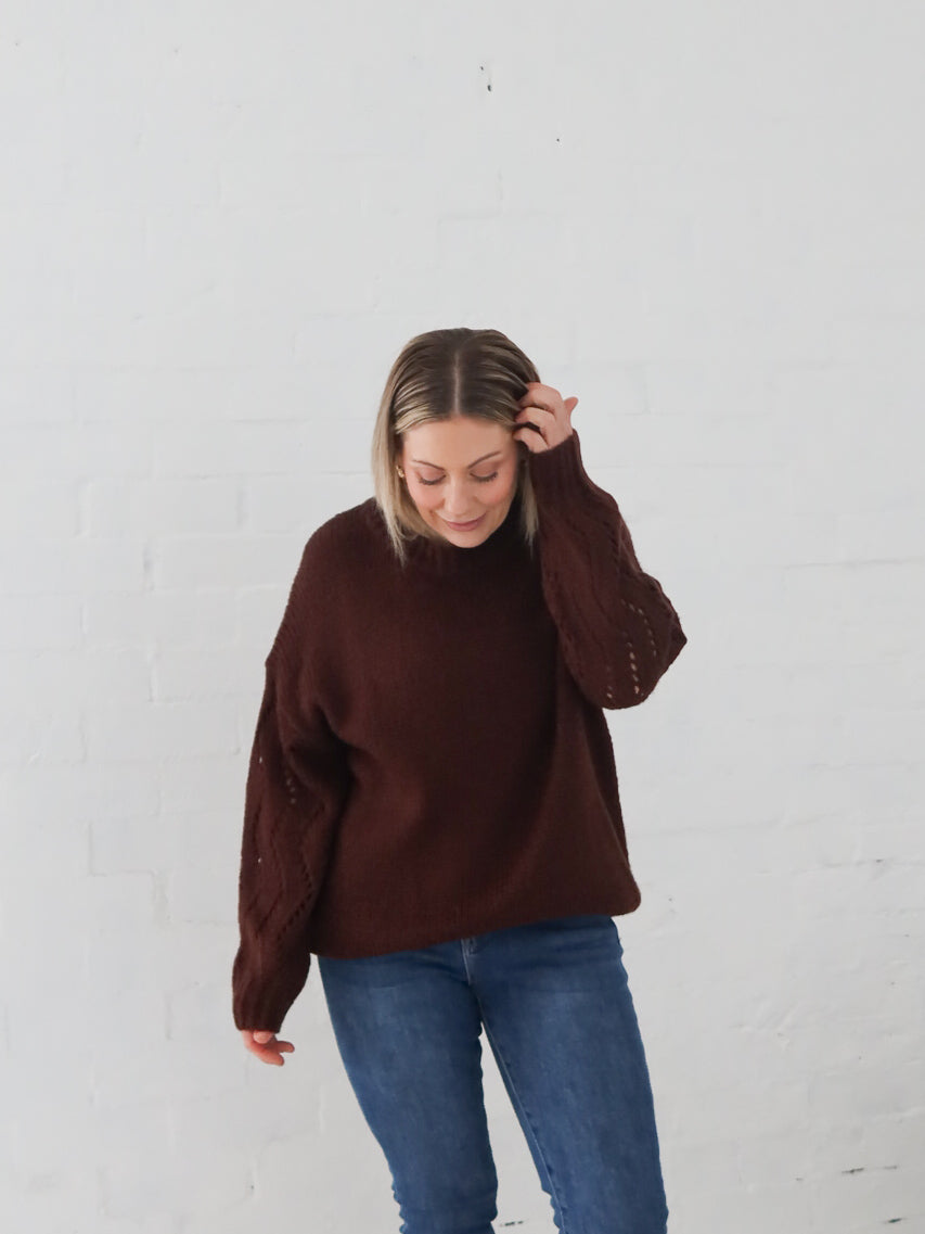 Ridley Knit- Chocolate