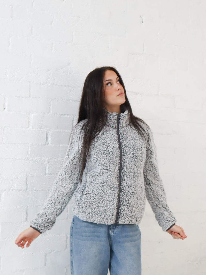 Heide Jacket- Grey Speck