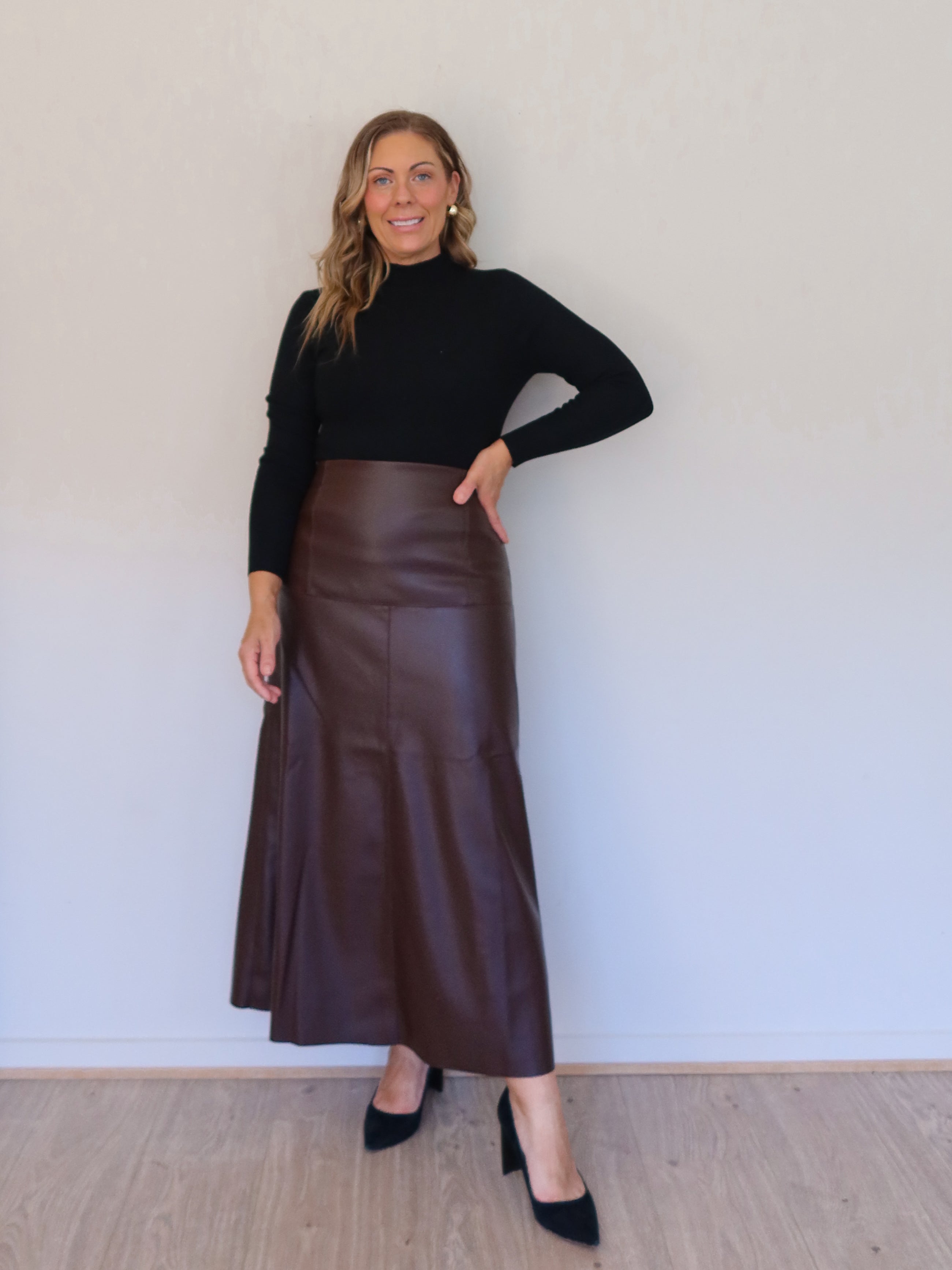 Saffy Skirt - Chocolate