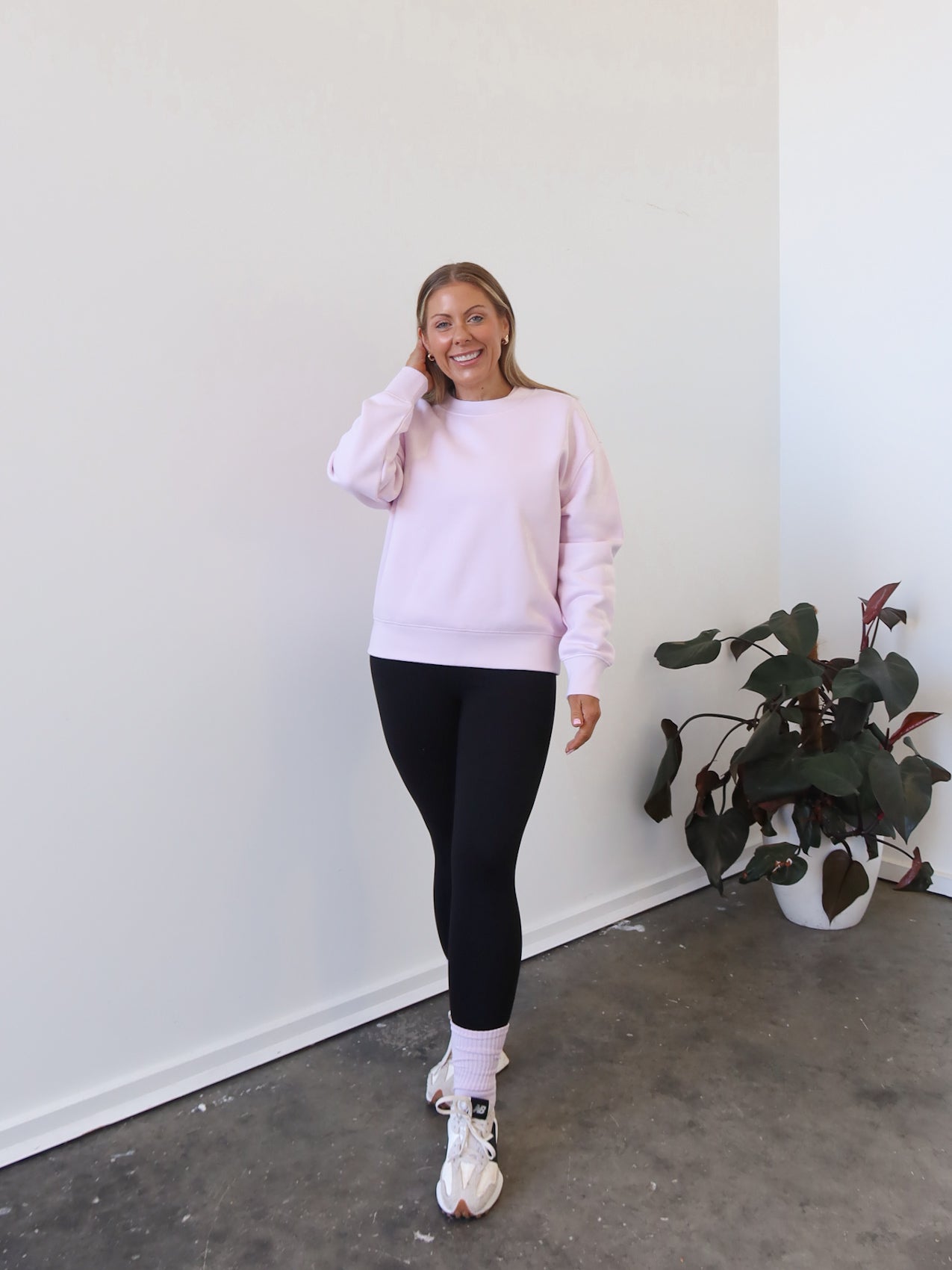 Gracie Relaxed Crew - Orchid