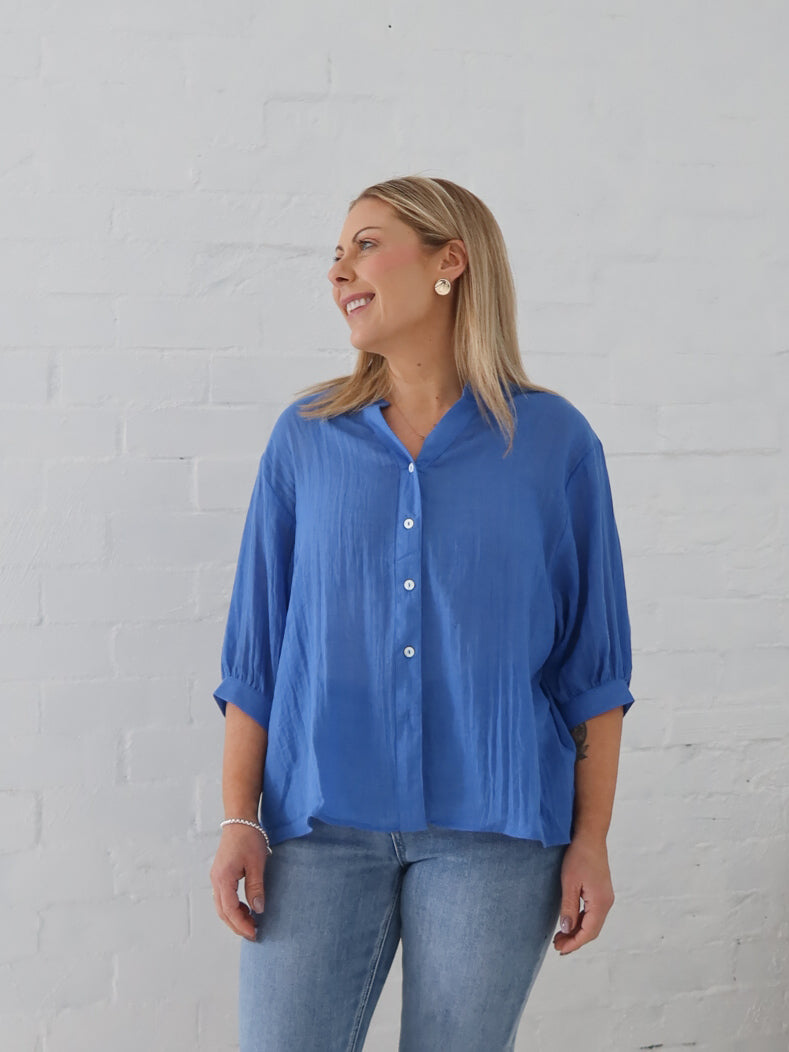 Mimi Blouse - Blue