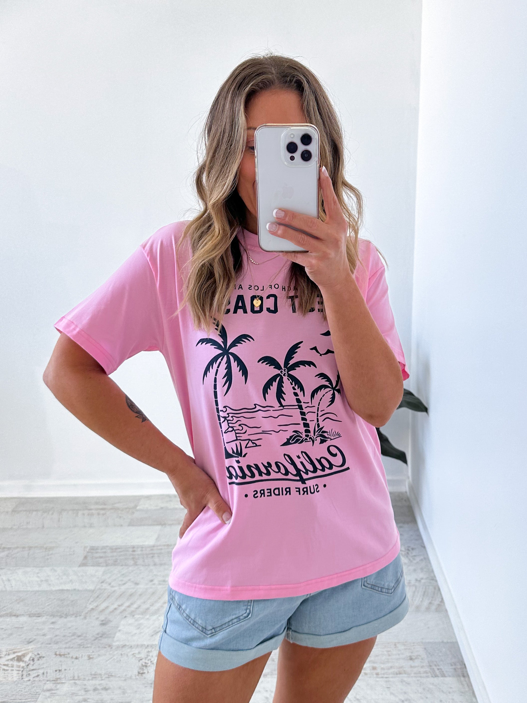 West Coast Tee - Pink