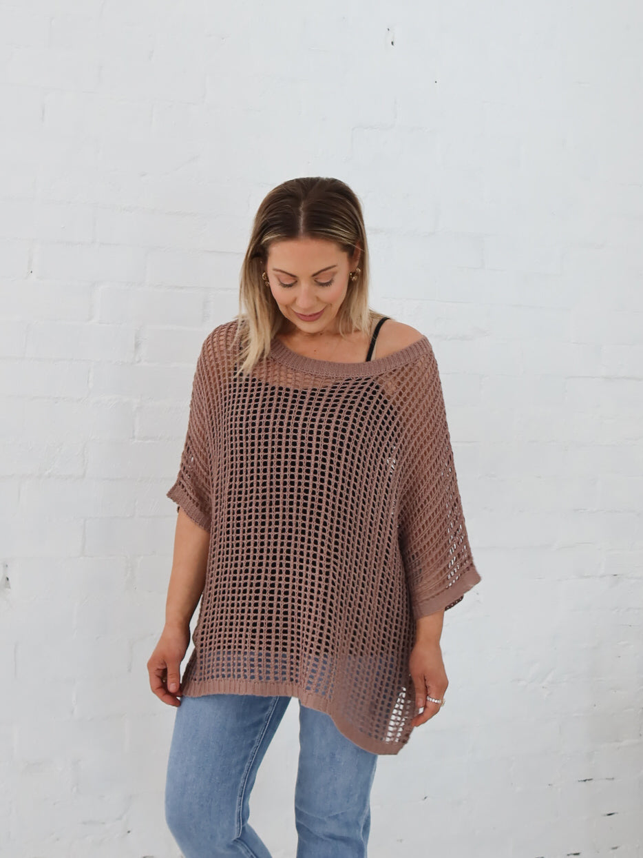 Nia Top- Mocha