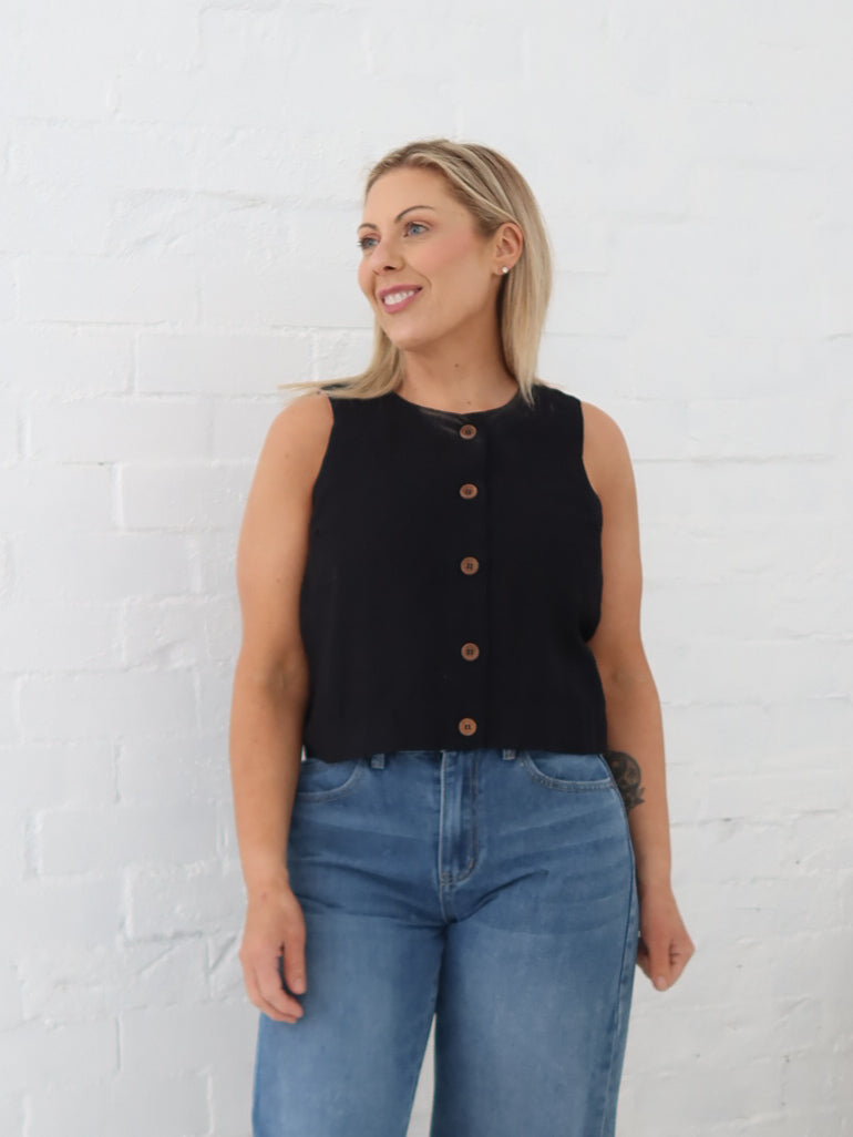 Tessa Top- Black